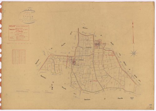 Rougé - Section H2 Salle (section de La) ; 298-465