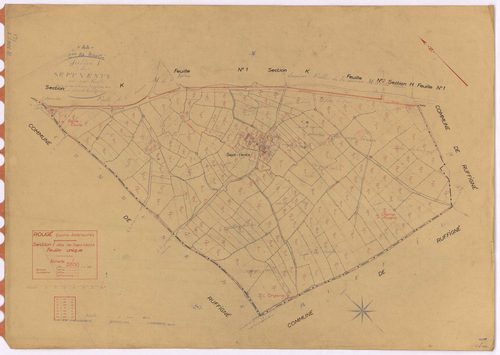 Rougé - Section I Sept-Vents (section de) ; 1-235