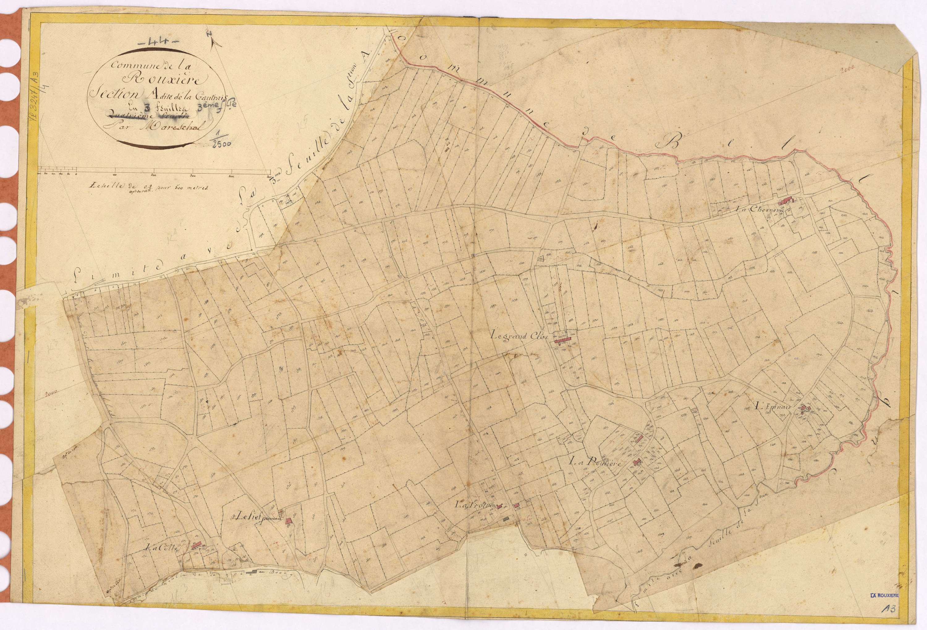 La Rouxière - Section A3 Gautrais (section de La)