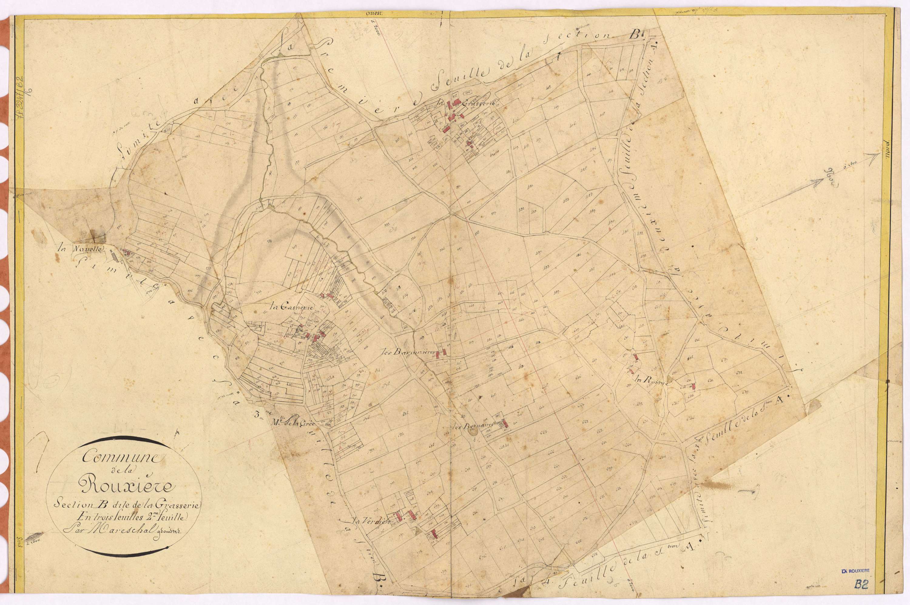 La Rouxière - Section B2 Grasserie (section de La)
