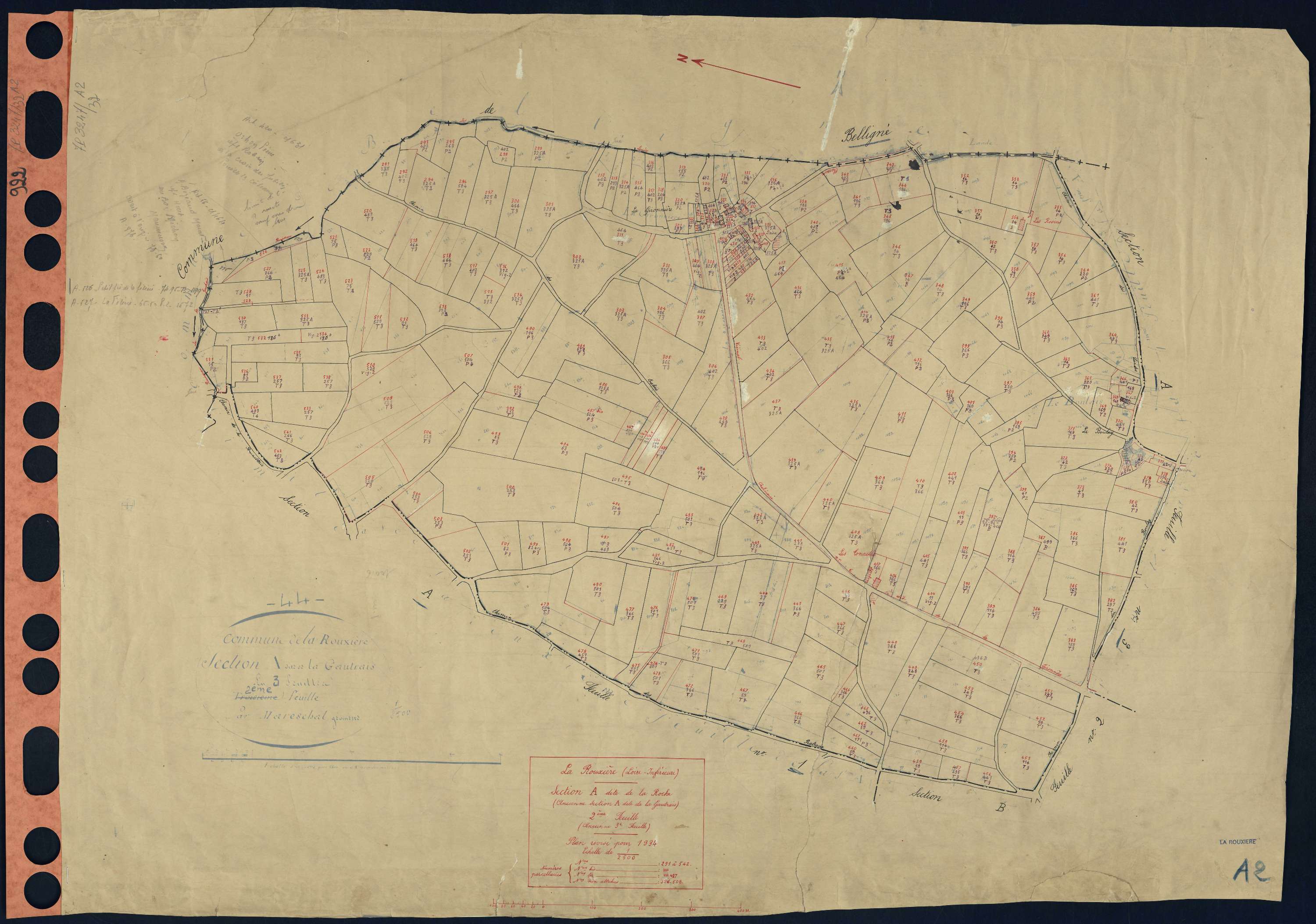 La Rouxière - Section A2 Roche (section de La) . 291-542