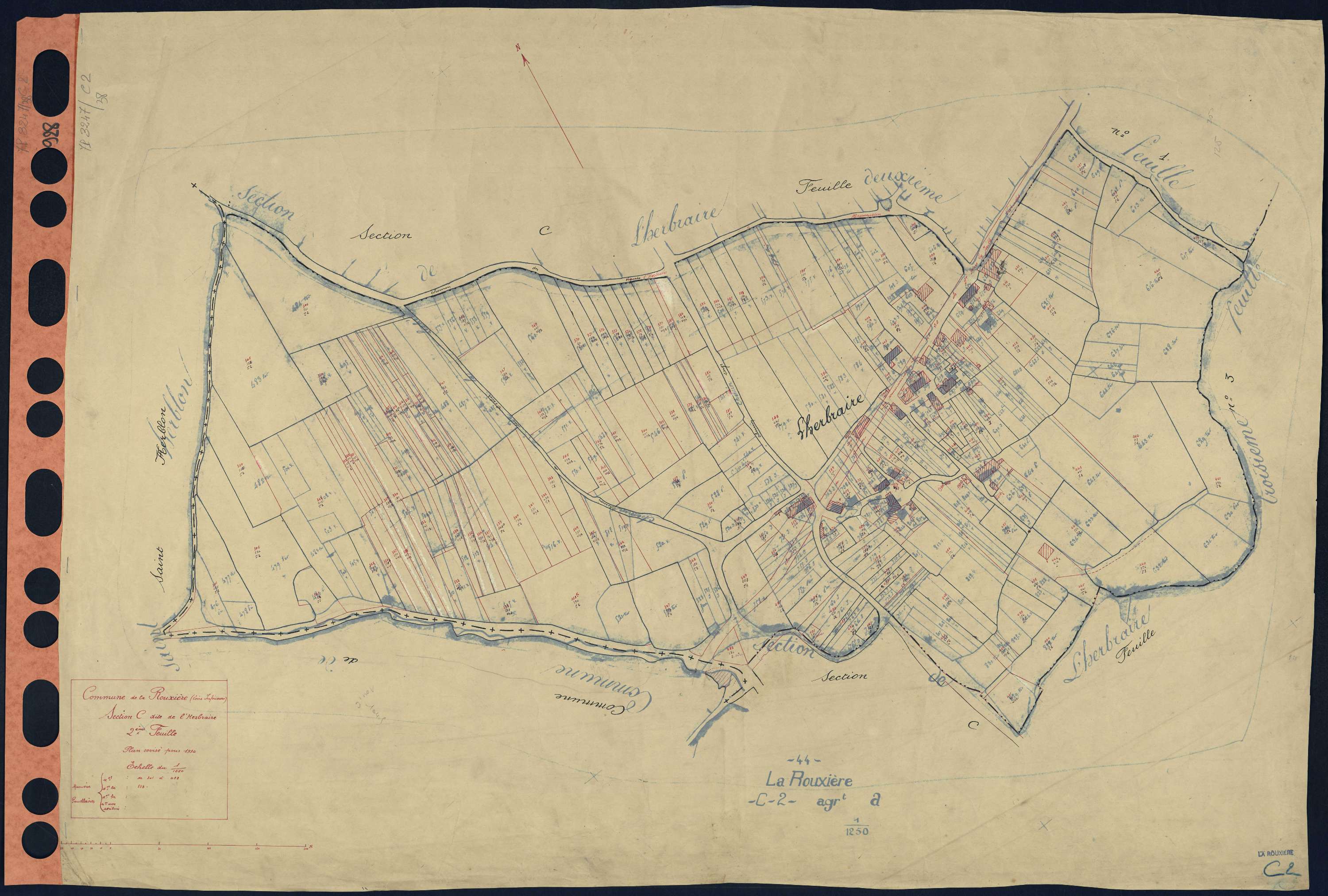 La Rouxière - Section C2 Herbraire (section de l') . 301-488