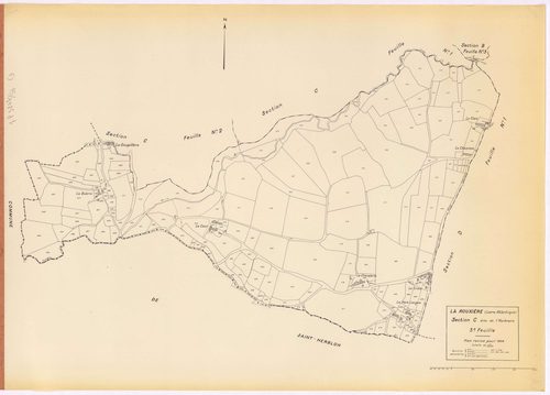 La Rouxière - Section C3 Herbraire (section de l') ; 489-668