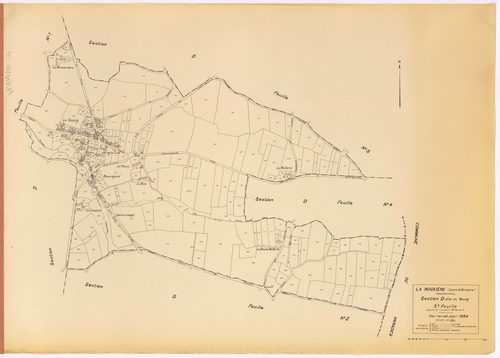 La Rouxière - Section D3 Bourg (section du) ; 678-965