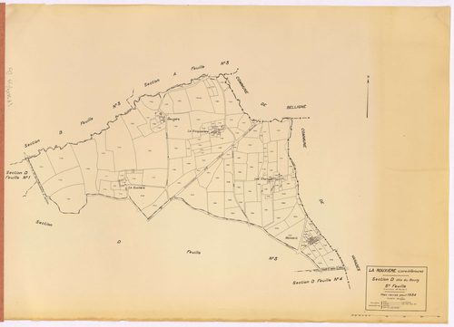 La Rouxière - Section D5 Bourg (section du) ; 1104-1246