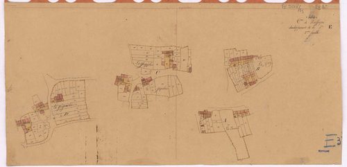 Ruffigné - Section E2 (développement) Tressais (section de La) ; 521-1291 ; développement des polygônes A à D