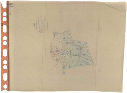 Ruffigné - Section C2 (développement) Entrehaie (section de l') . 210-485 . développement du village de l'Entrehaie