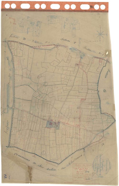 Ruffigné - Section F2 Bourg (section du) . 327-571