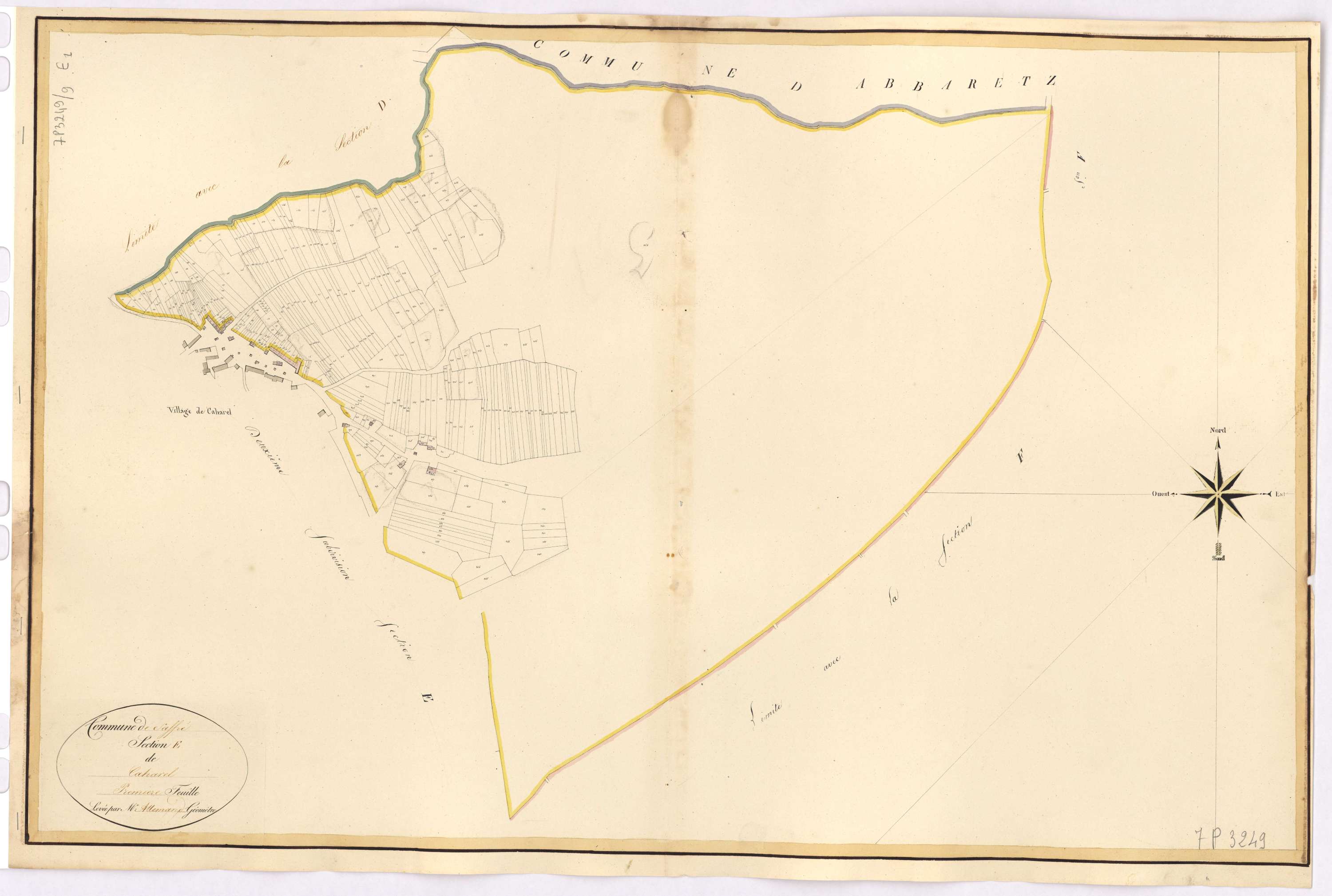 Saffré - Section E1 Caharel (section de)