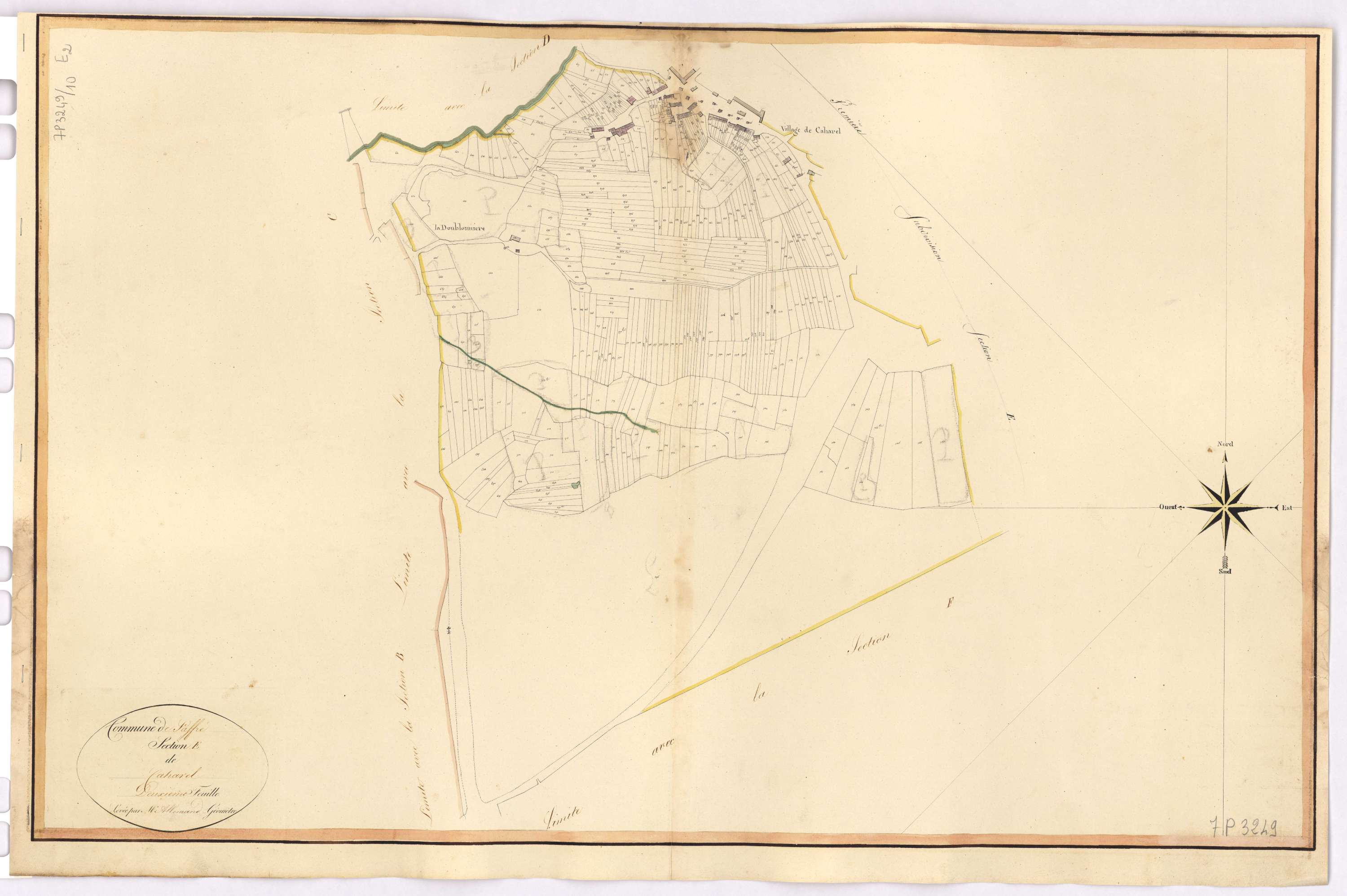 Saffré - Section E2 Caharel (section de)