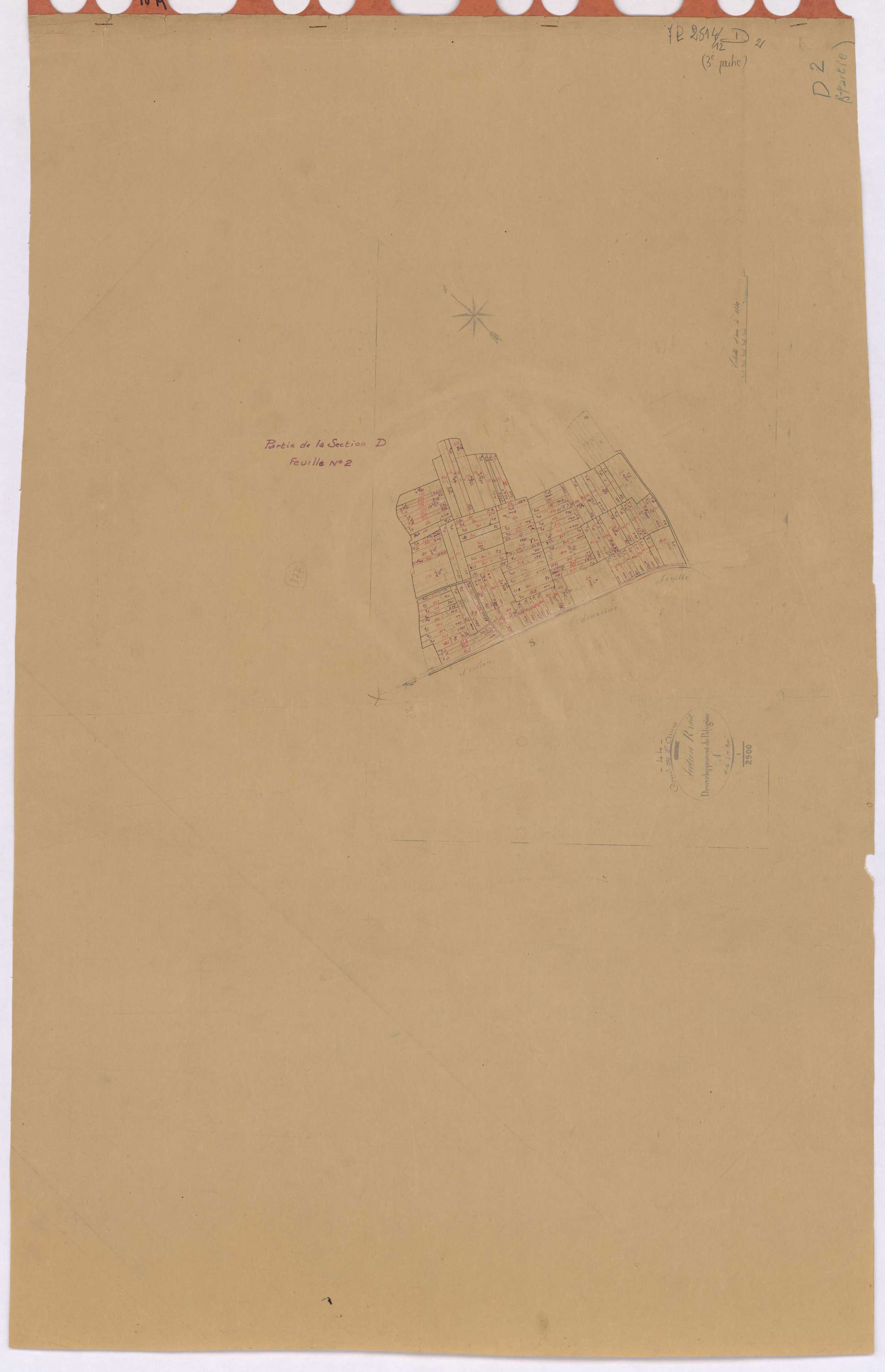 Sainte-Anne-sur-Brivet - Section D2 Laumur (section de) ; 375-969