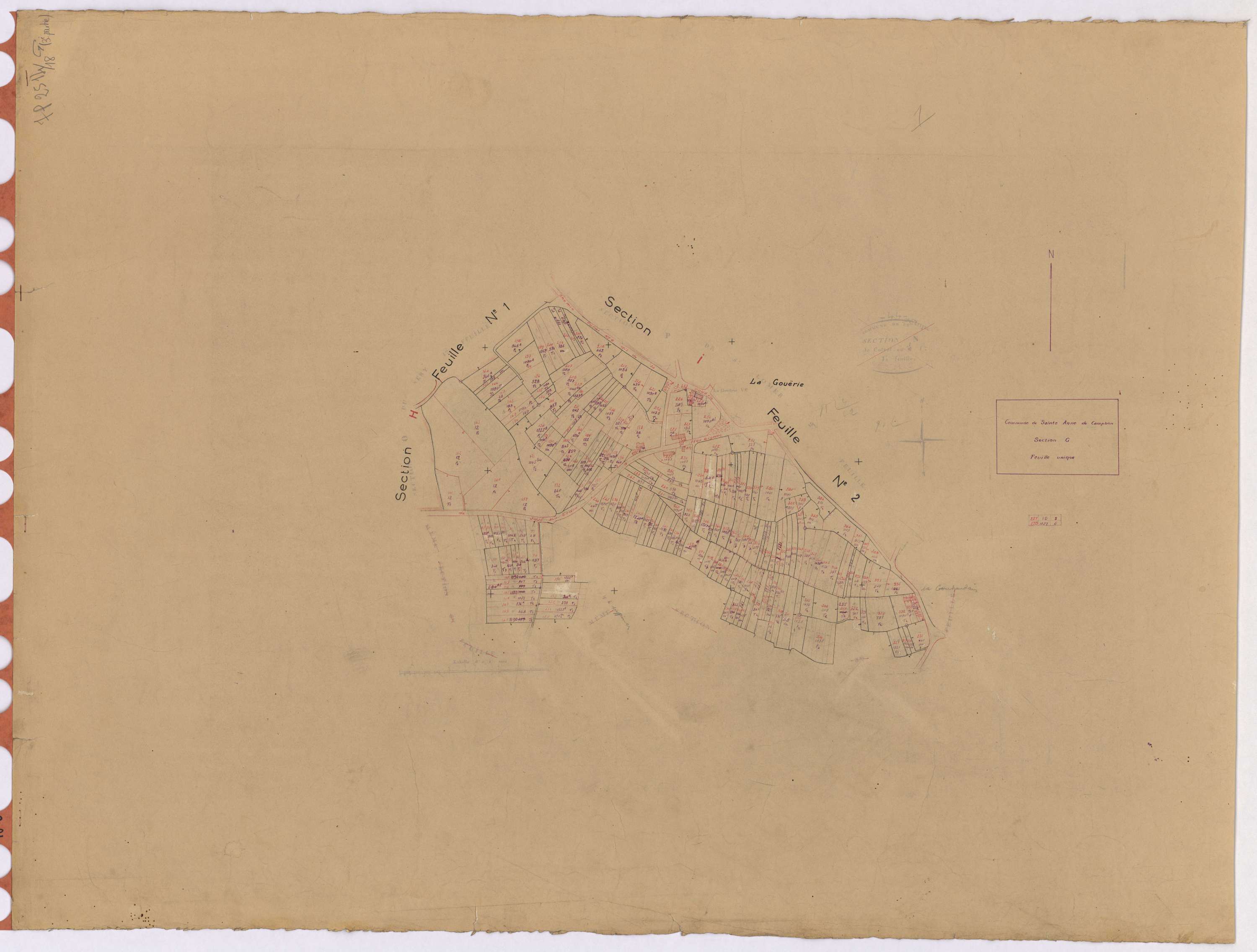 Sainte-Anne-sur-Brivet - Section G Cotret (section de) ; 1-892