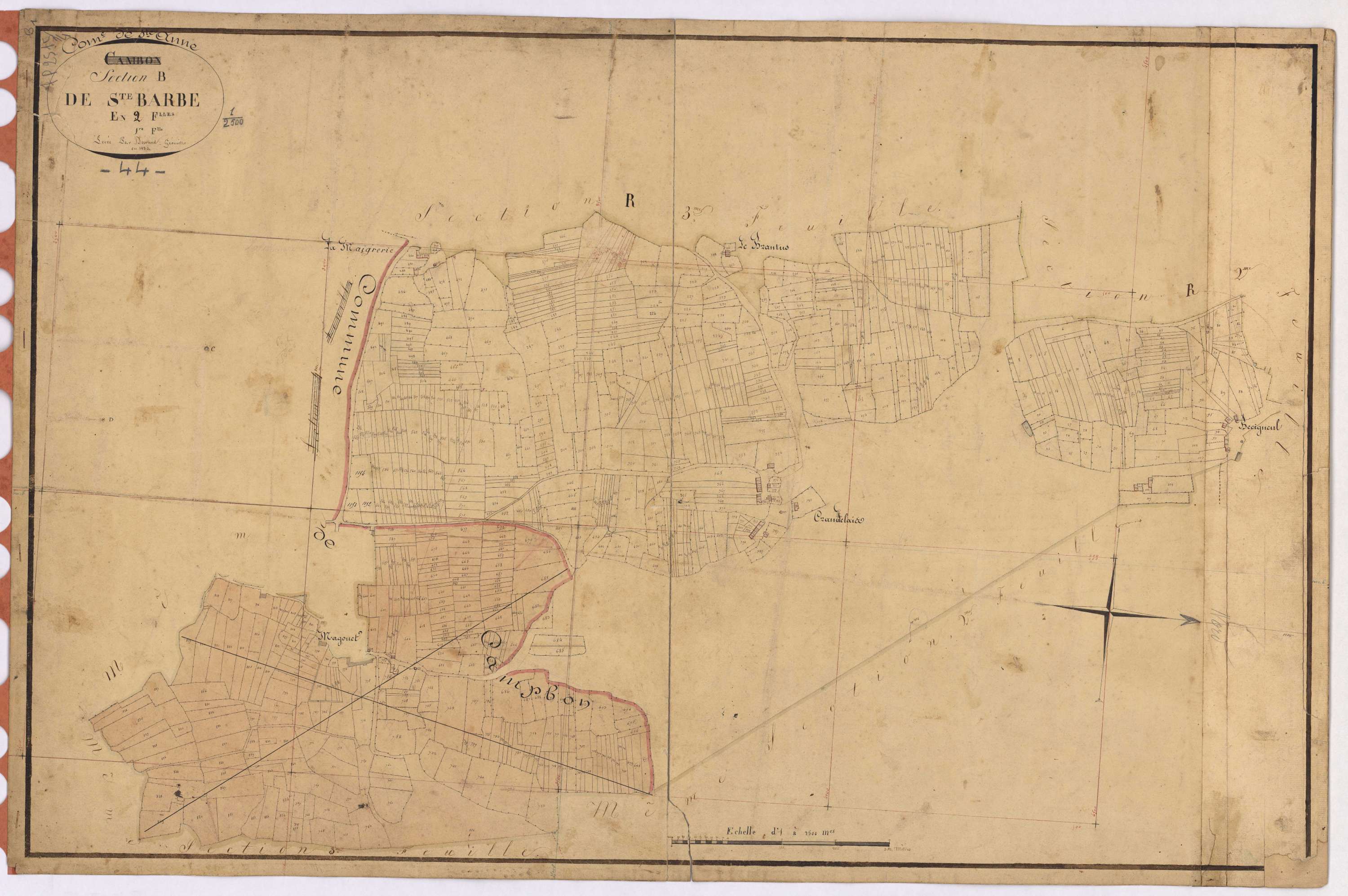 Sainte-Anne-sur-Brivet - Section B1 Sainte-Barbe (section de)