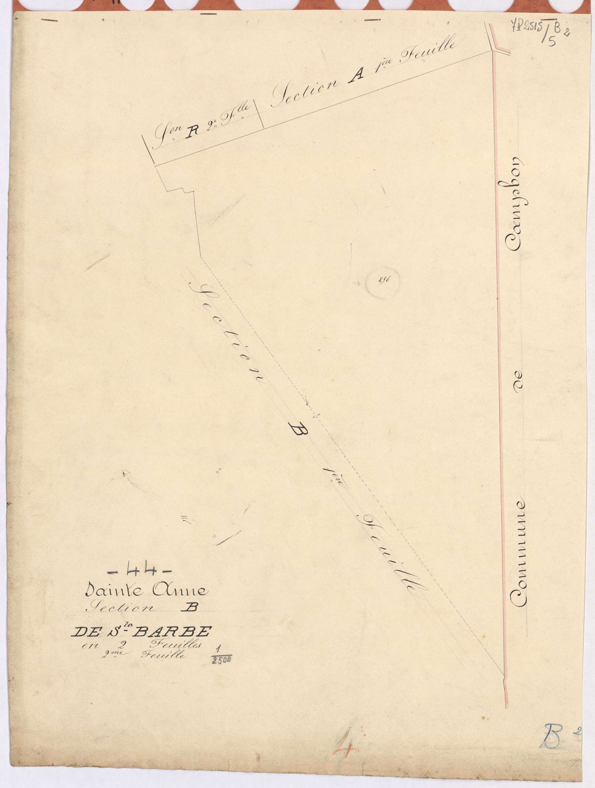 Sainte-Anne-sur-Brivet - Section B2 Sainte-Barbe (section de)