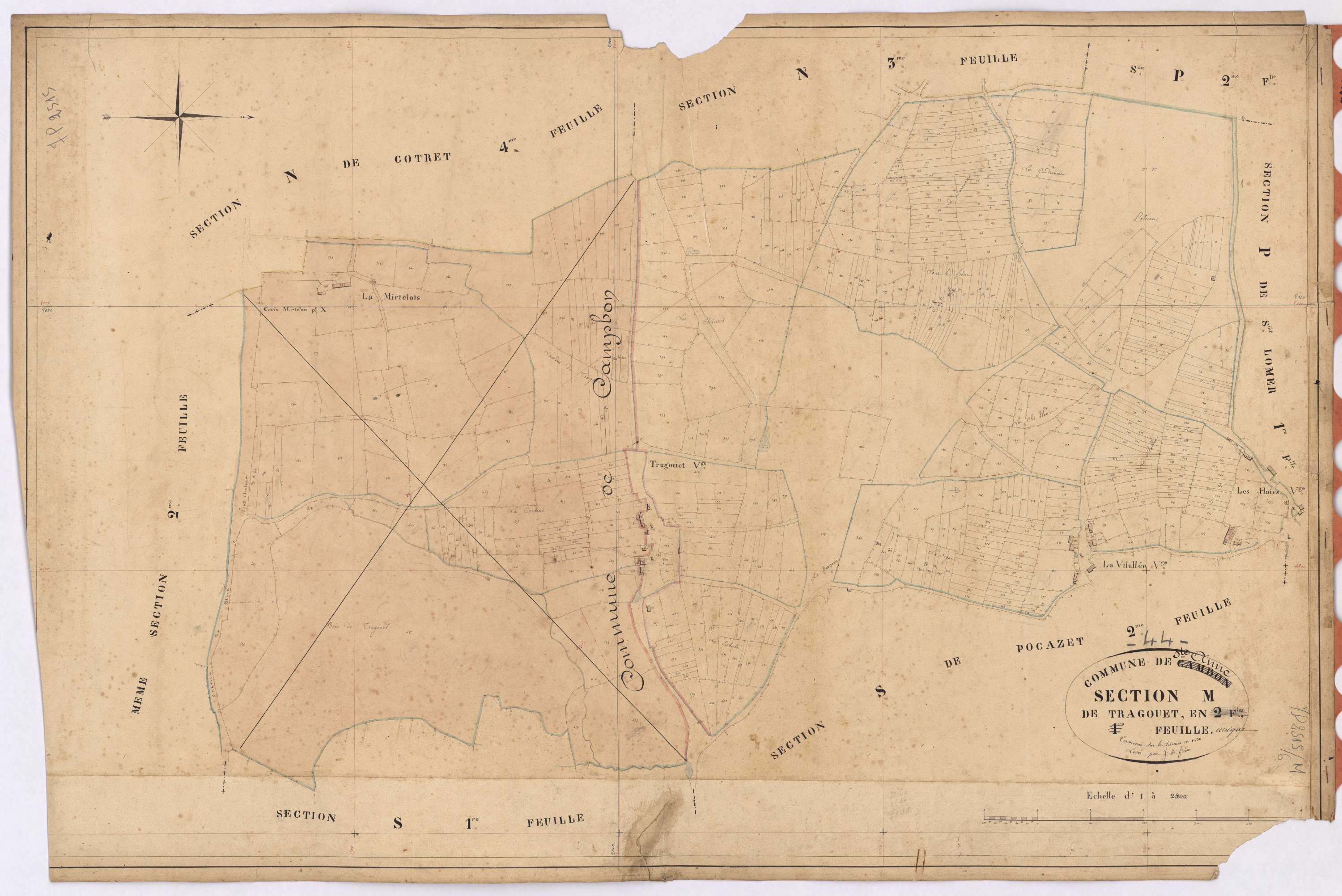 Sainte-Anne-sur-Brivet - Section M Tragouet (section de)