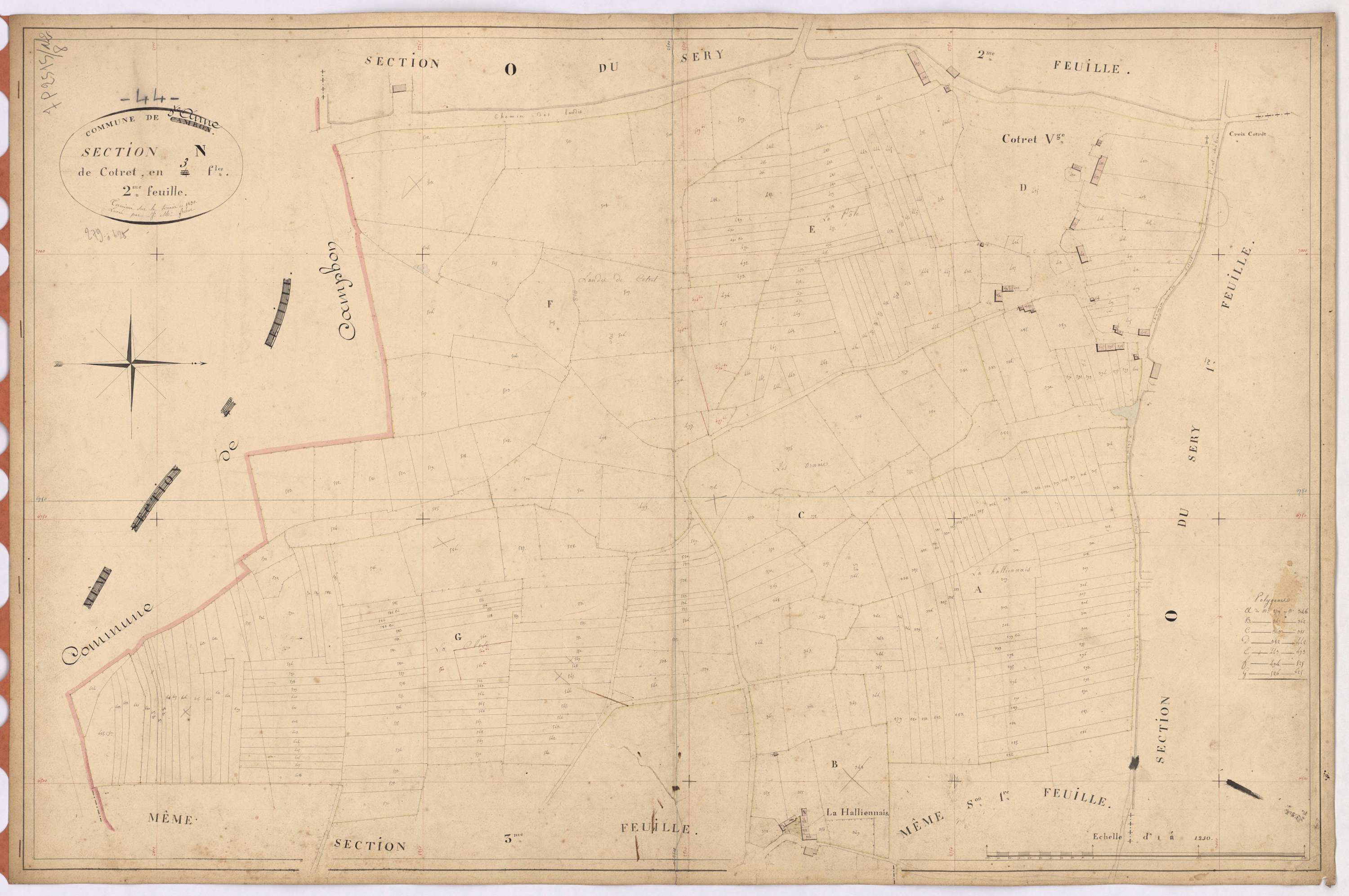 Sainte-Anne-sur-Brivet - Section N2 Cotret (section de)