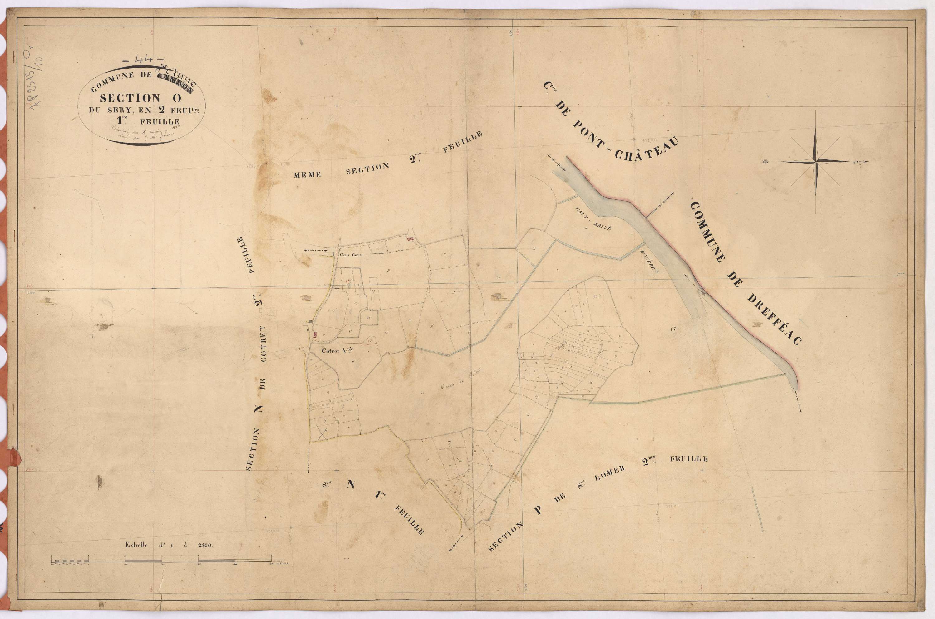 Sainte-Anne-sur-Brivet - Section O1 Sery (section du)