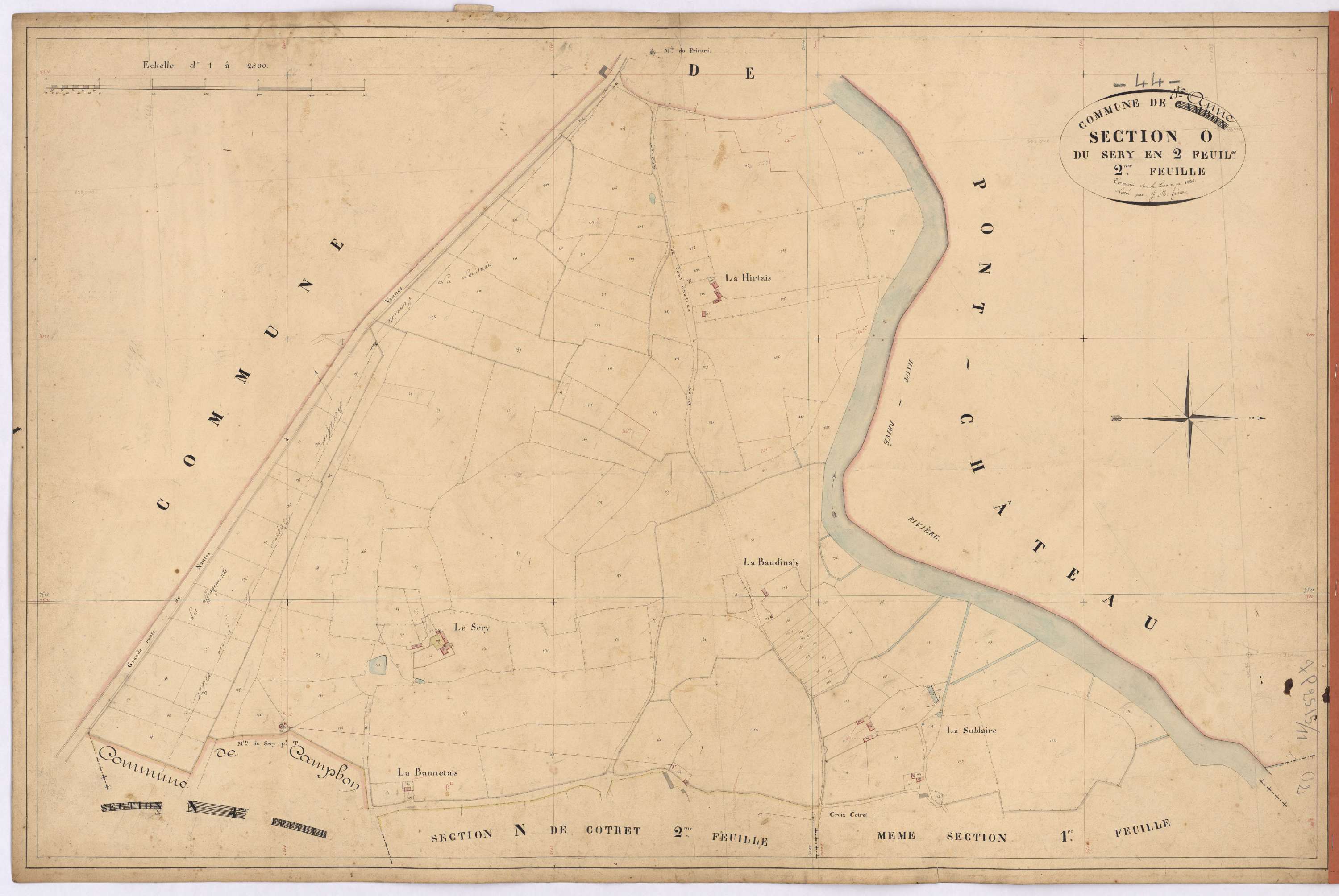 Sainte-Anne-sur-Brivet - Section O2 Sery (section du)
