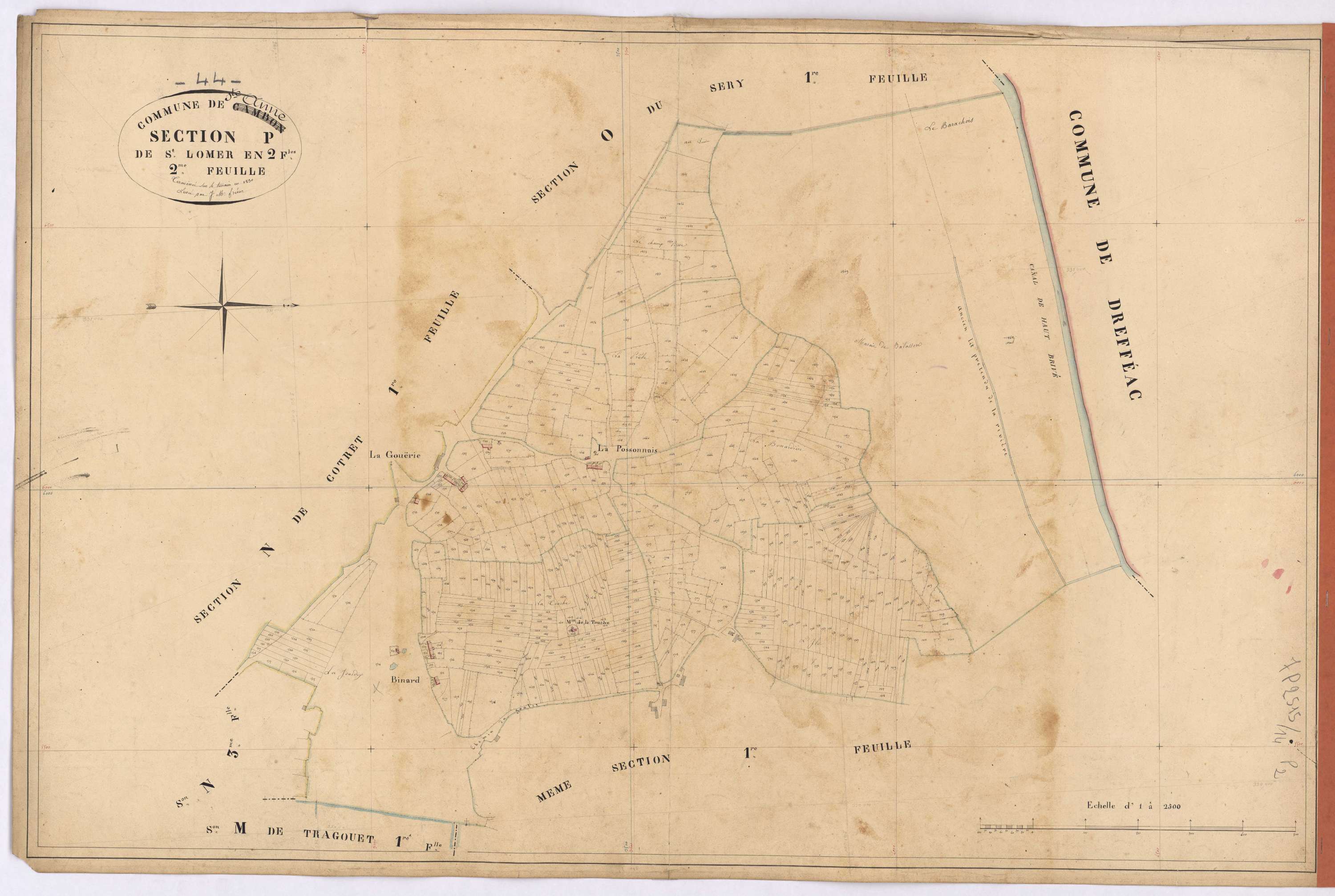 Sainte-Anne-sur-Brivet - Section P2 Saint-Lomer (section de)