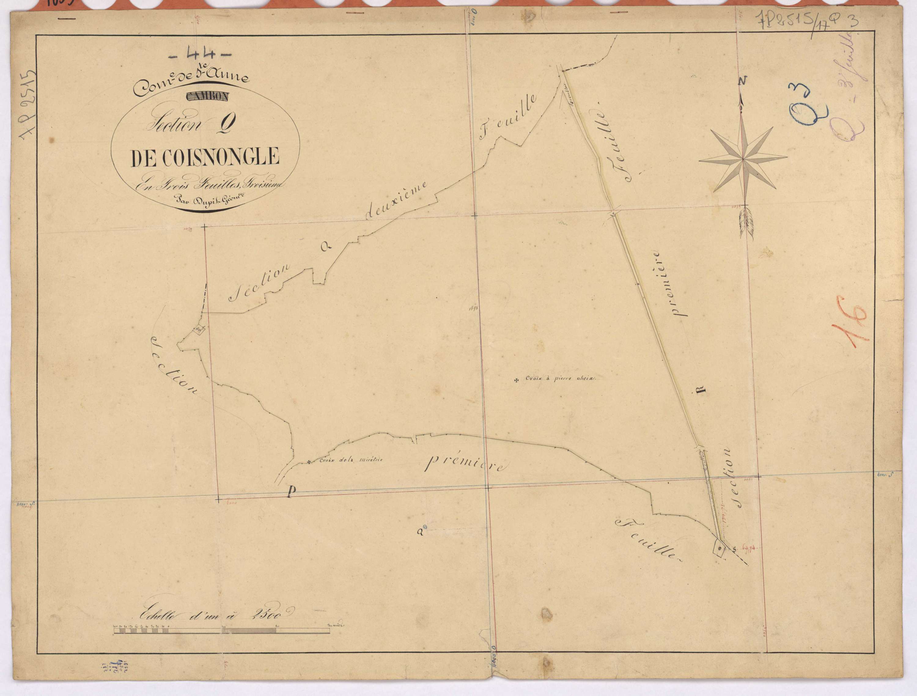 Sainte-Anne-sur-Brivet - Section Q3 Coisnongle (section de)