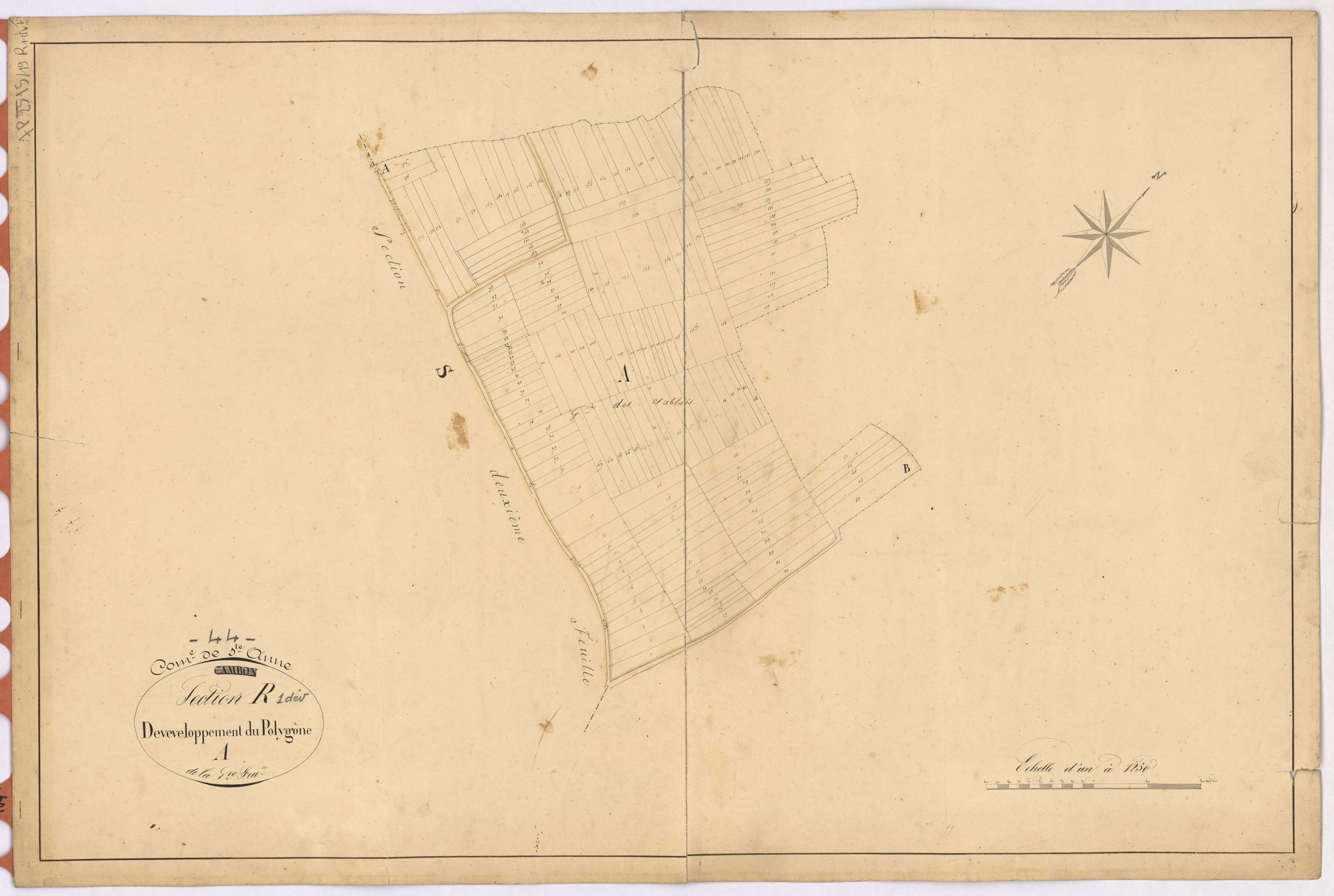 Sainte-Anne-sur-Brivet - Section R1 (développement) Laumur (section de) ; développement de diverses parcelles