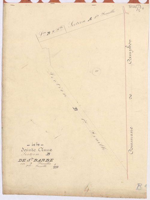 Sainte-Anne-sur-Brivet - Section B2 Sainte-Barbe (section de)