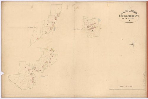 Sainte-Anne-sur-Brivet - Section P1 (développement) Saint-Lomer (section de) ; développement des villages des Haies, de Saint-Lomer et de Balasson
