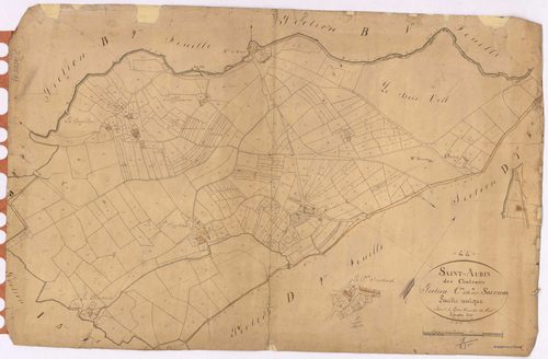 Saint-Aubin-des-Châteaux - Section C Souchais (section des) ; 1-467