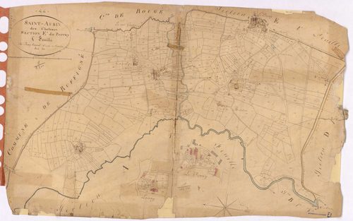 Saint-Aubin-des-Châteaux - Section E1 Perray (section du) ; 1-694