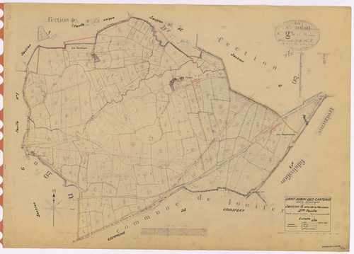 Saint-Aubin-des-Châteaux - Section G2 Morinais (section de La) ; 305-453