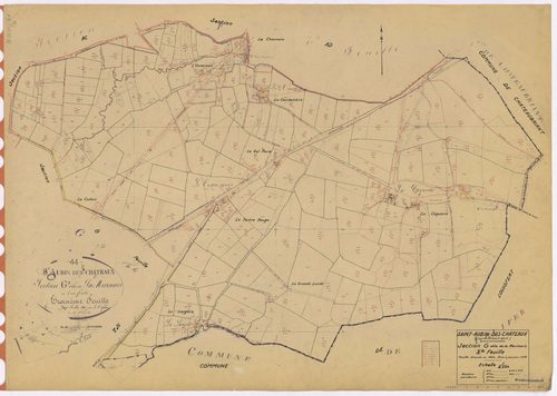 Saint-Aubin-des-Châteaux - Section G3 Morinais (section de La) ; 454-673