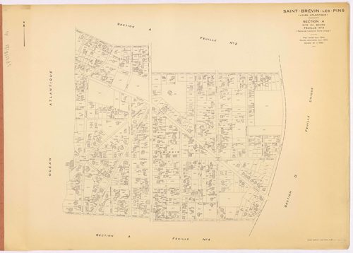 Saint-Brevin-les-Pins - Section A3 Bourg (section du) ; 499-1080