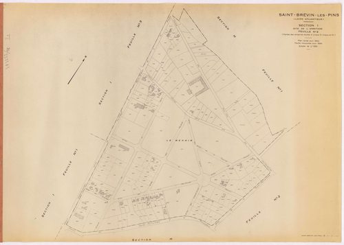 Saint-Brevin-les-Pins - Section I2 Ermitage (section de l') ; 101-174