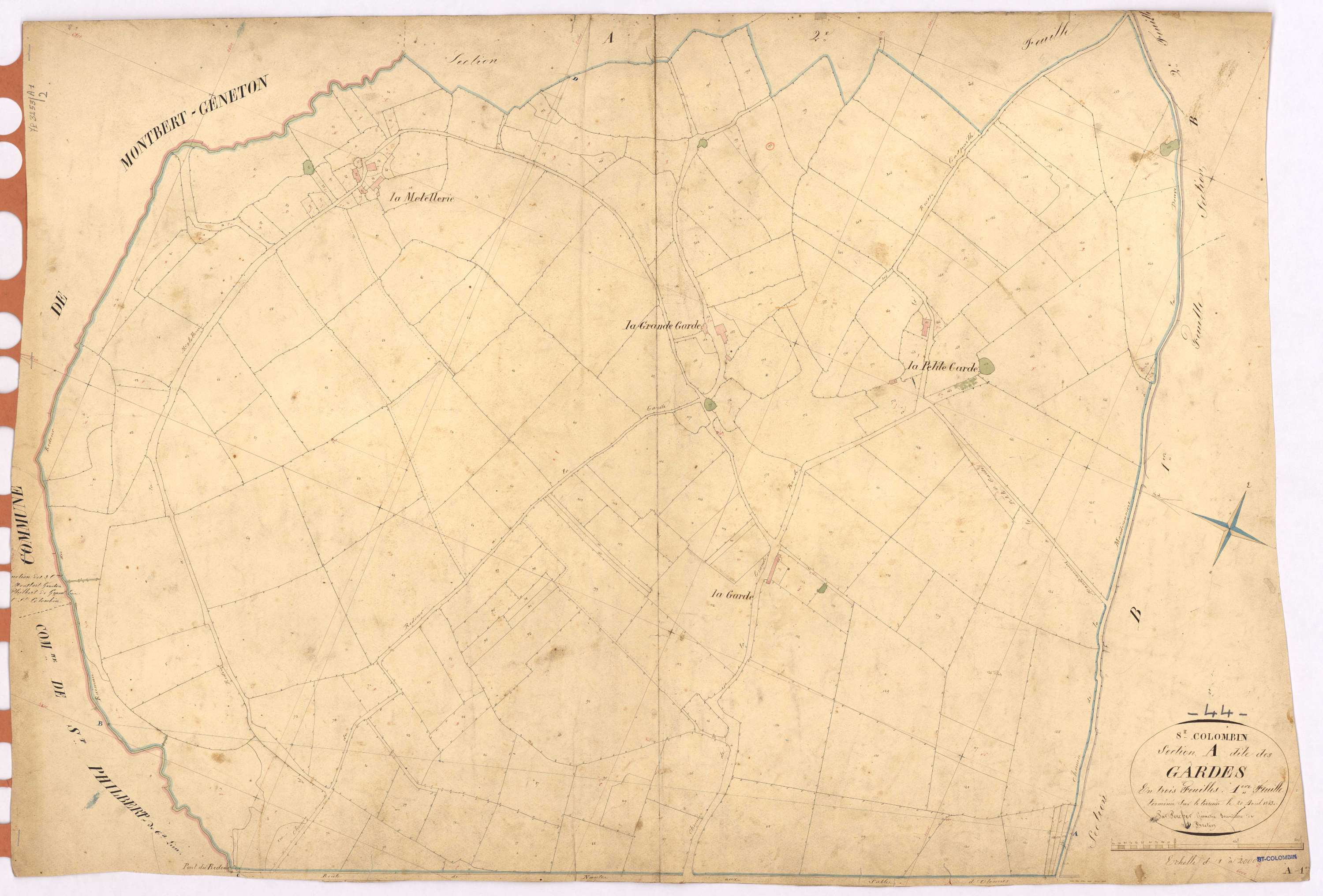 Saint-Colomban - Section A1 Gardes (section des)