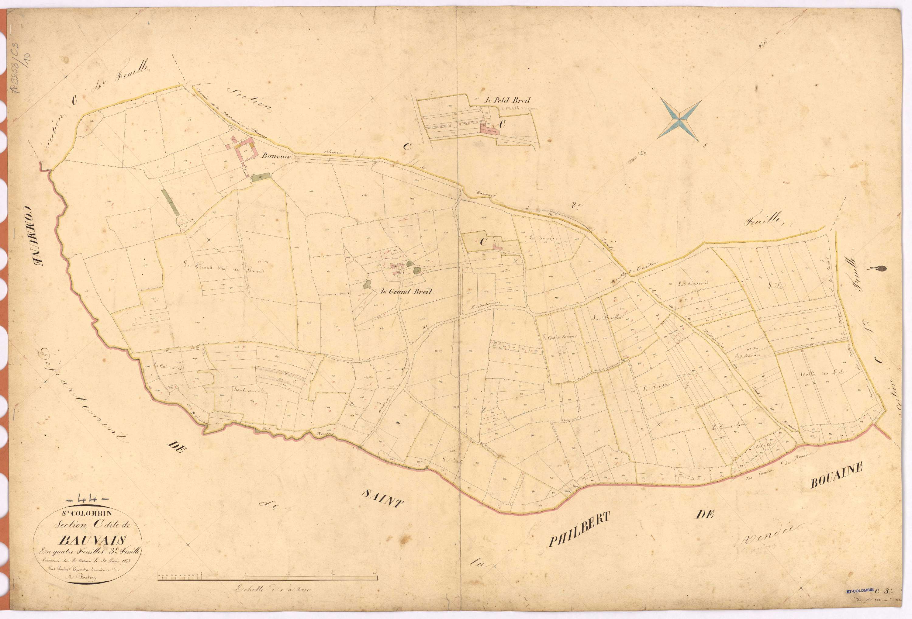 Saint-Colomban - Section C3 Bauvais (section de)