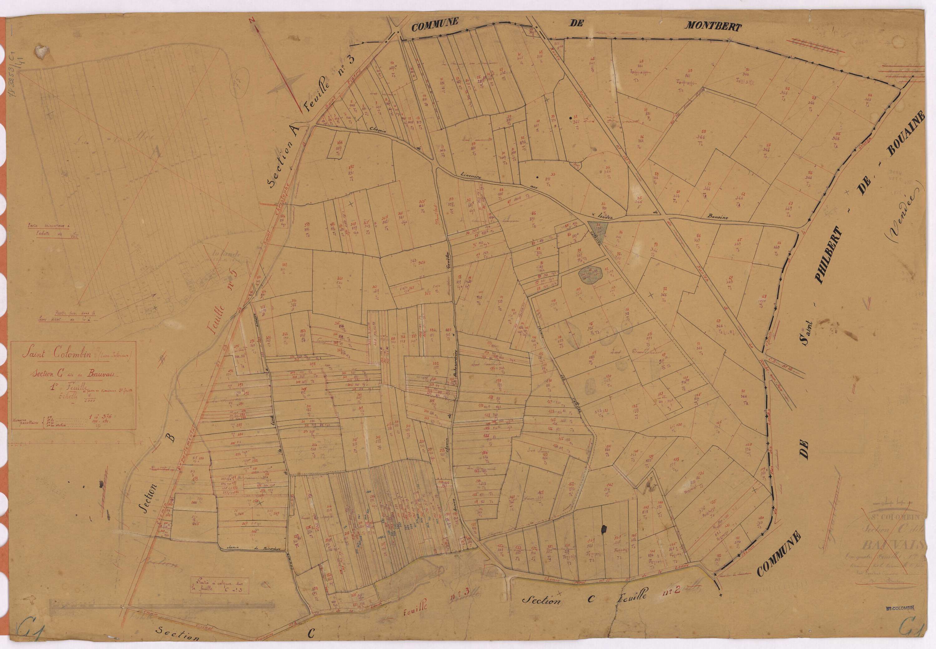 Saint-Colomban - Section C1 Beauvais (section de) ; 1-376