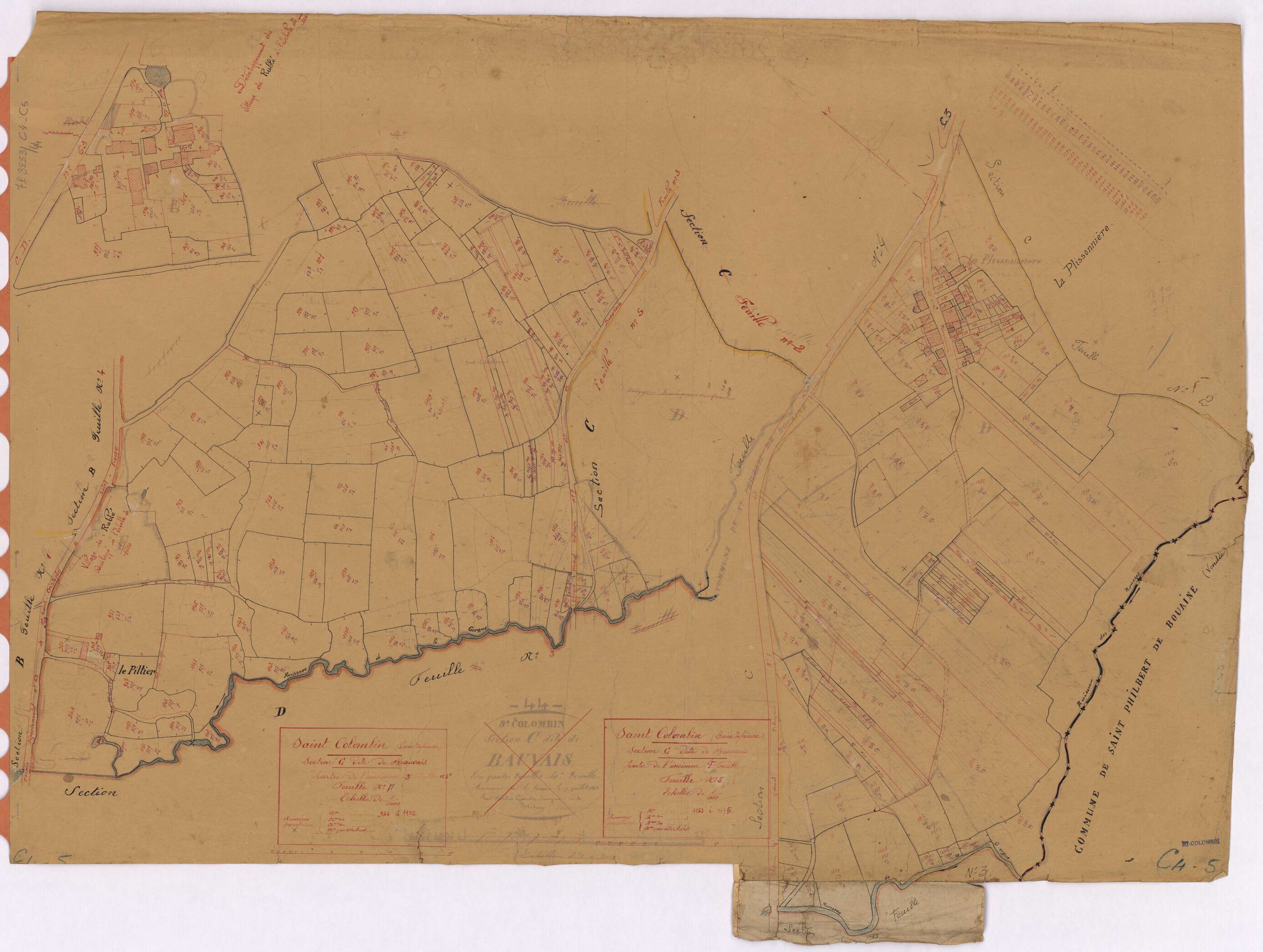 Saint-Colomban - Section C4 C5 Beauvais (section de) ; 944-1152 ; 1153-1276