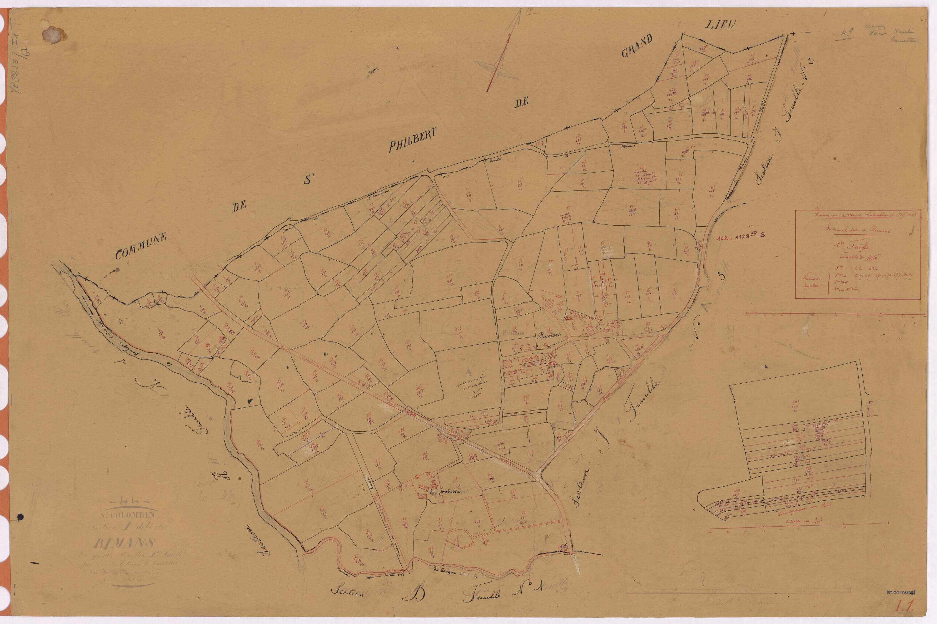Saint-Colomban - Section I1 Rimans (section de) ; 1-192