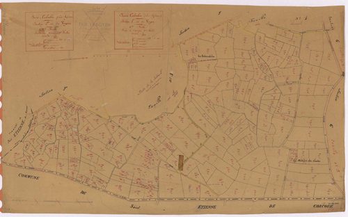 Saint-Colomban - Section F2 F3 Vergnes (section des) ; 172-313 ; 314-590