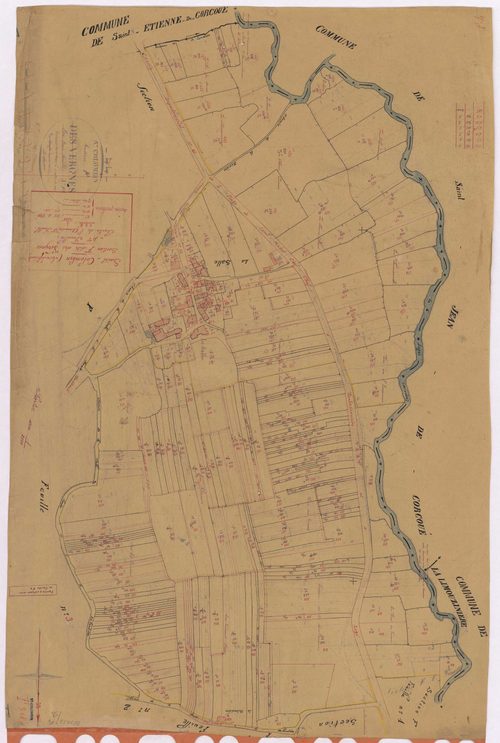 Saint-Colomban - Section F4 Vergnes (section des) ; 591-680