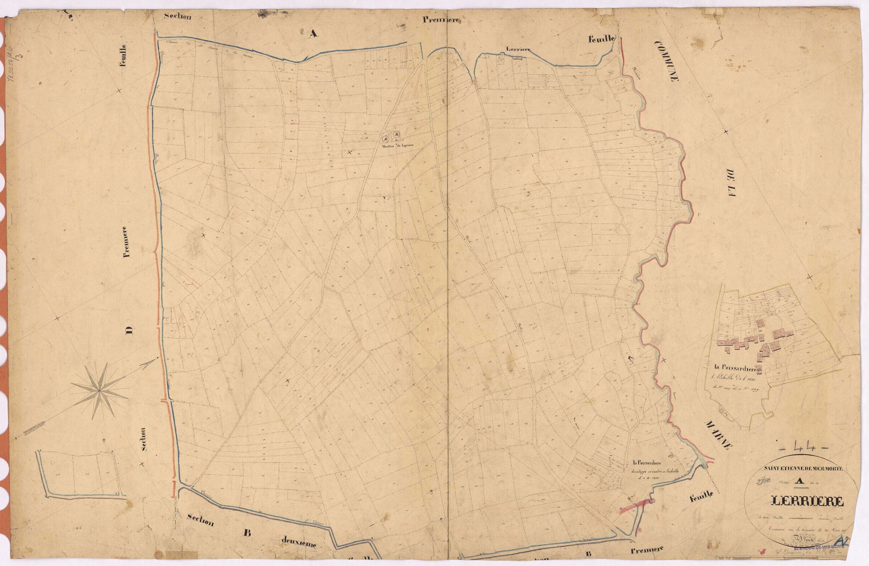 Saint-Étienne-de-Mer-Morte - Section A2 Lerrière (section de)