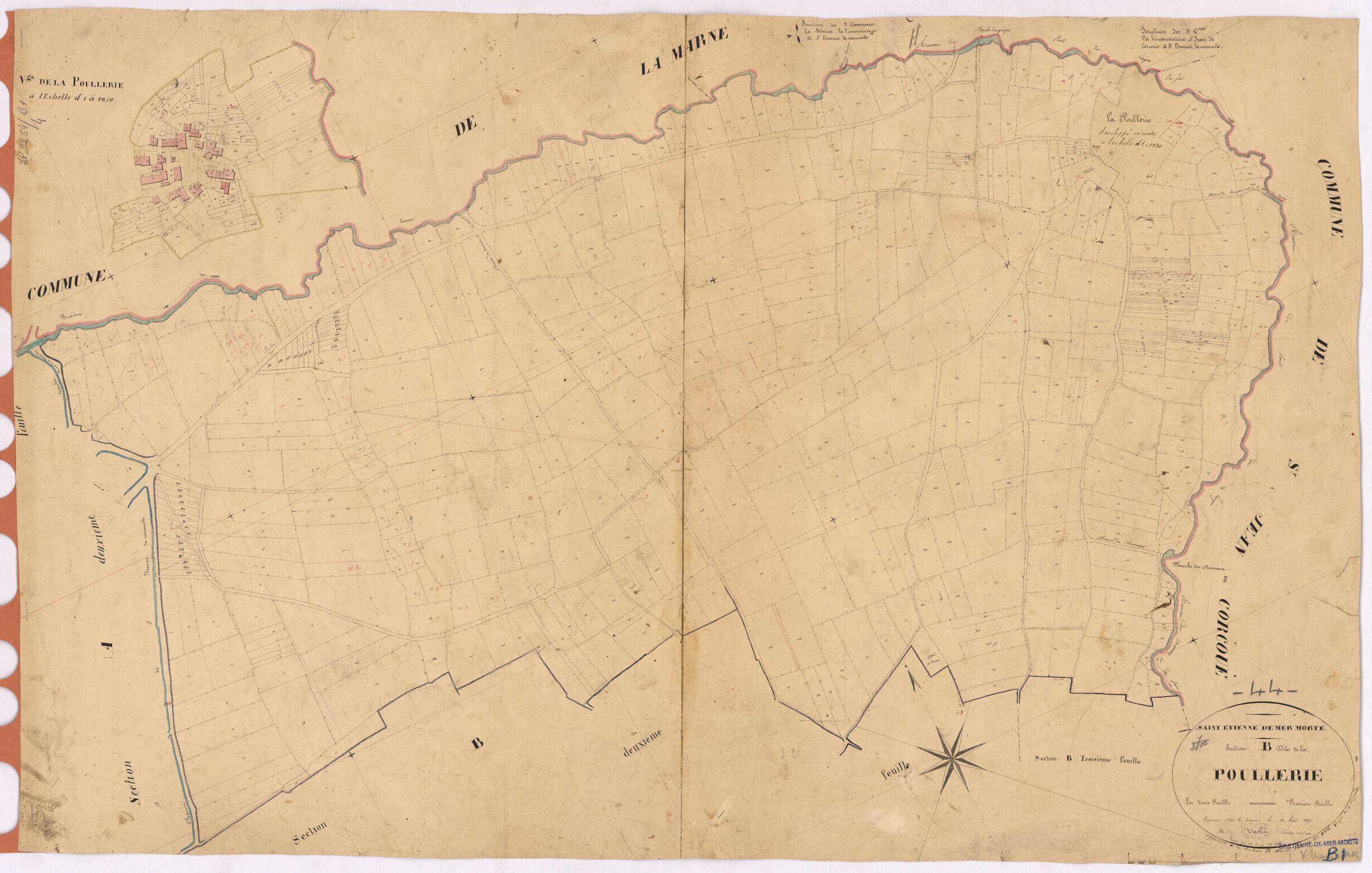 Saint-Étienne-de-Mer-Morte - Section B1 Poullerie (section de La)
