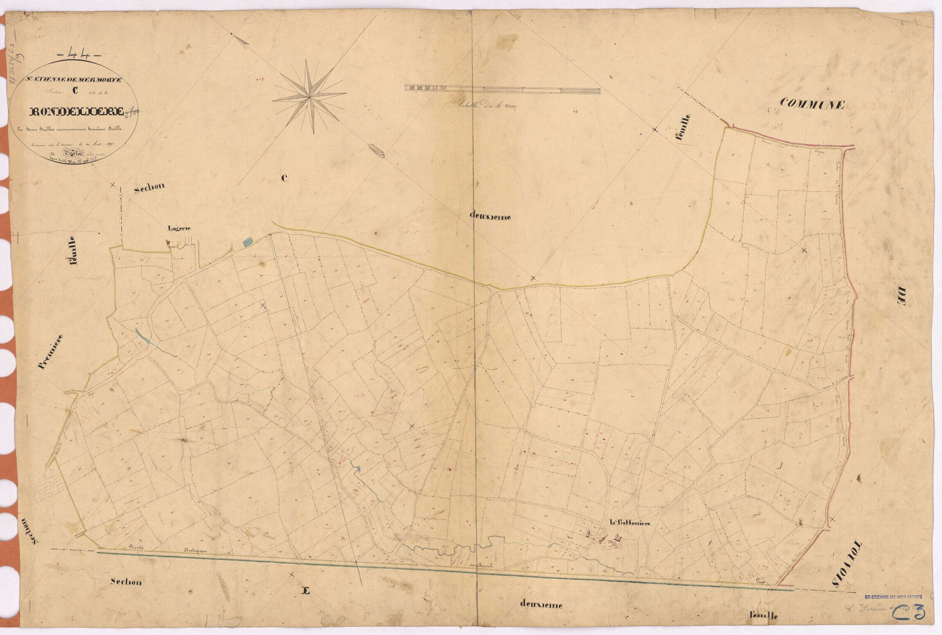 Saint-Étienne-de-Mer-Morte - Section C3 Rondelière (section de La)