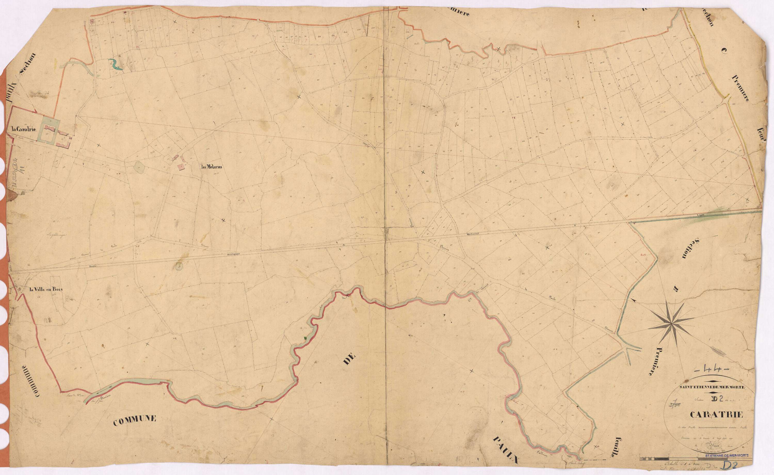 Saint-Étienne-de-Mer-Morte - Section D2 Caratrie (section de La)
