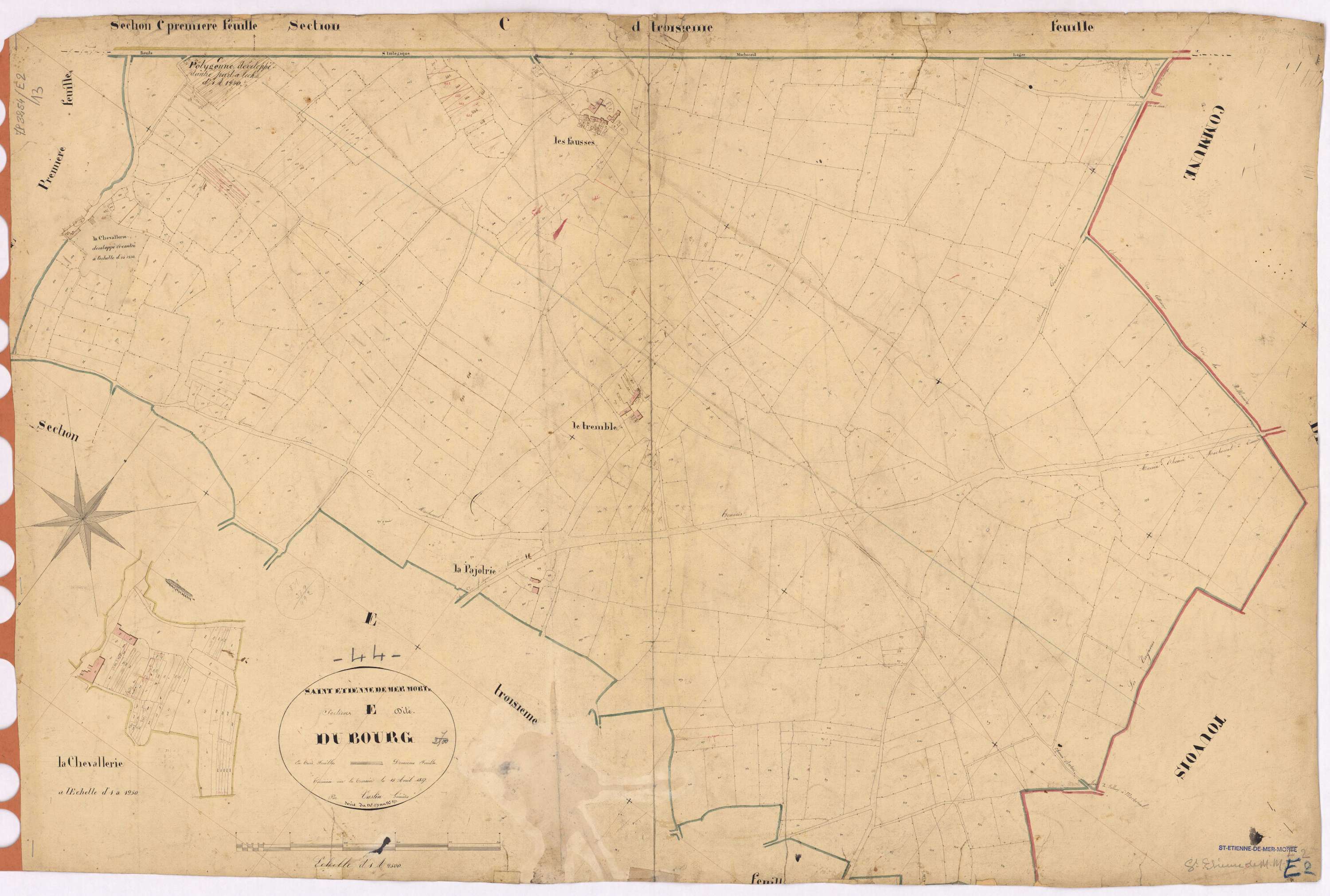 Saint-Étienne-de-Mer-Morte - Section E2 Bourg (section du)