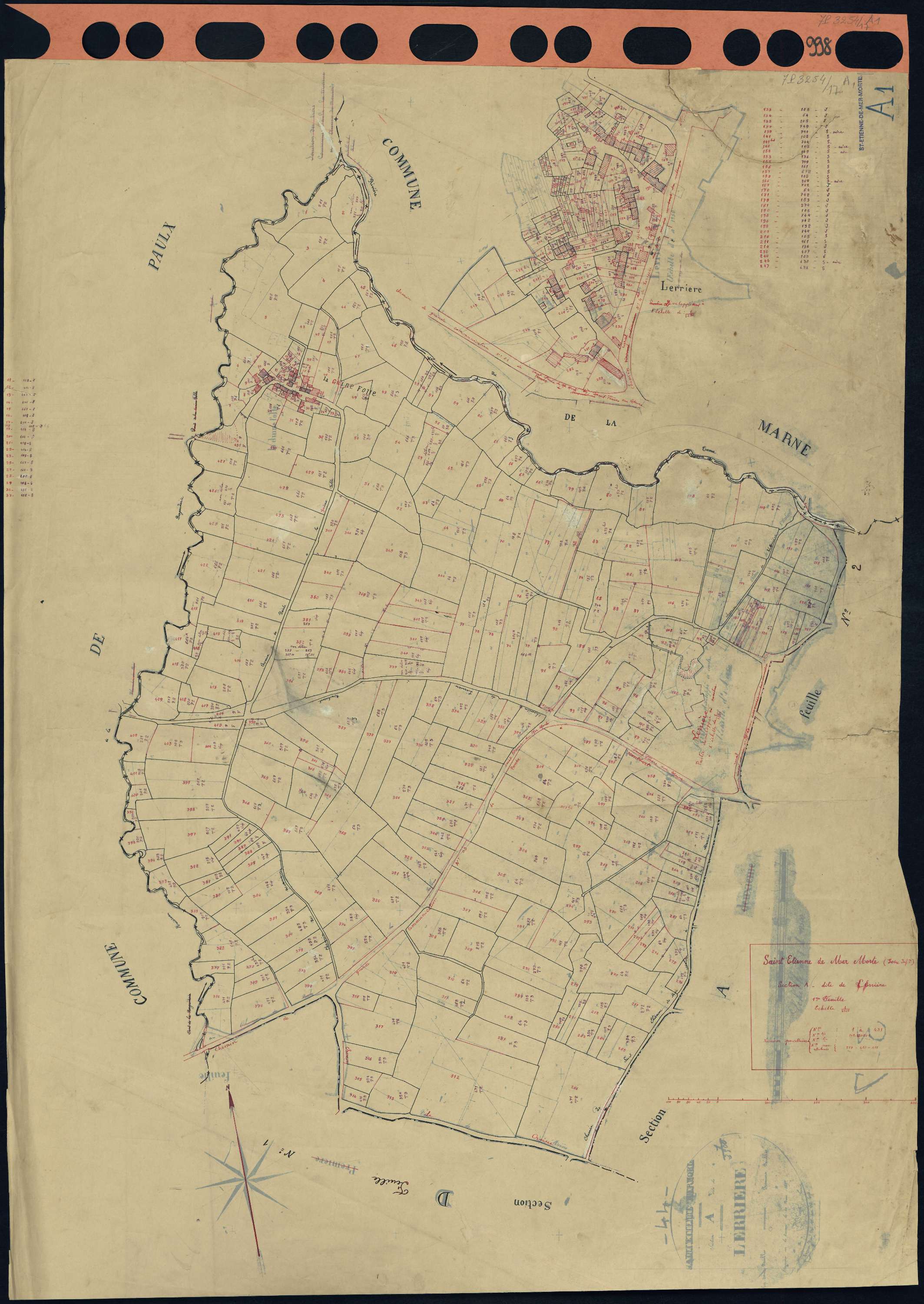 Saint-Étienne-de-Mer-Morte - Section A1 Lerrière (section de) . 1-431