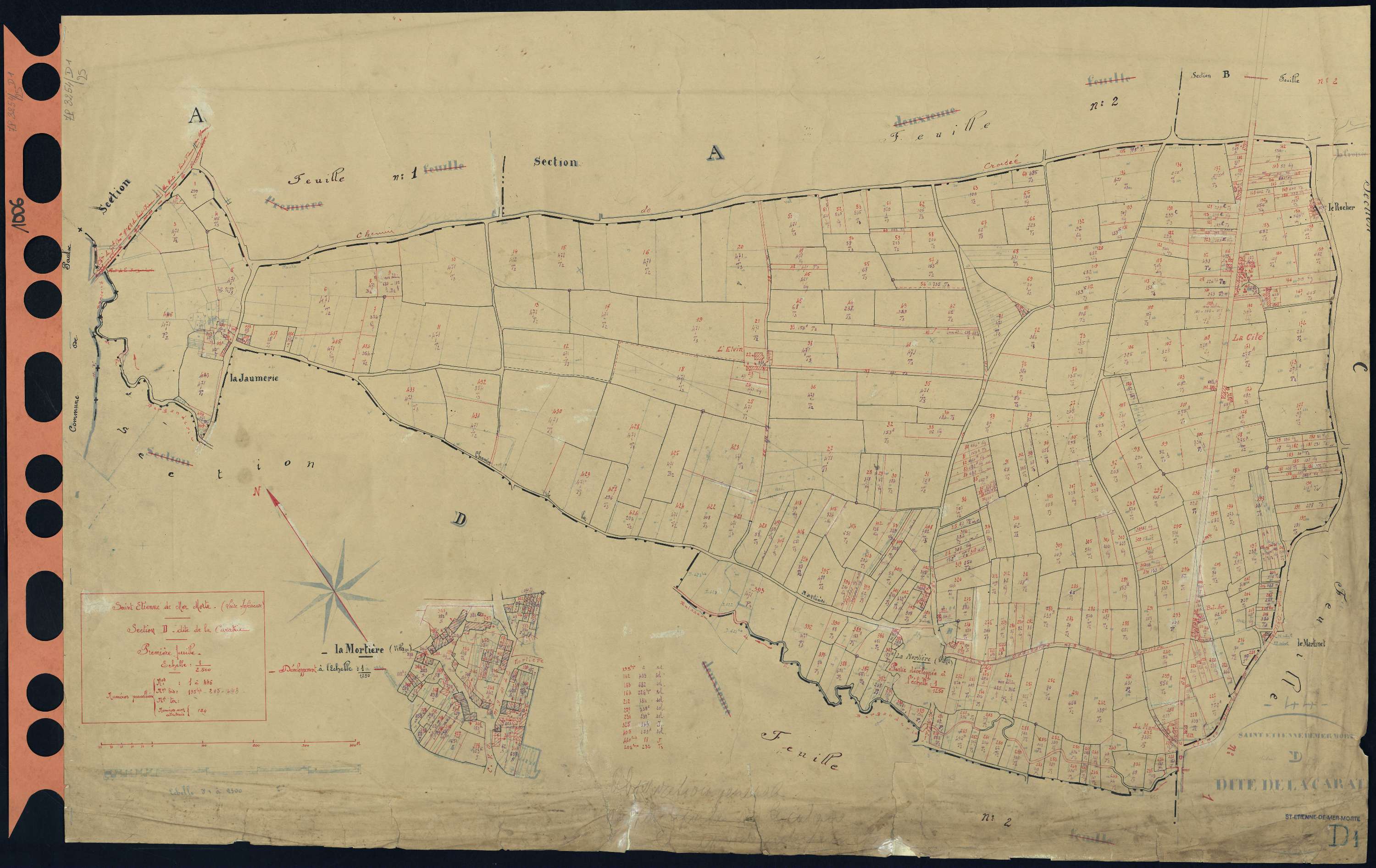 Saint-Étienne-de-Mer-Morte - Section D1 Caratrie (section de La) . 1-446