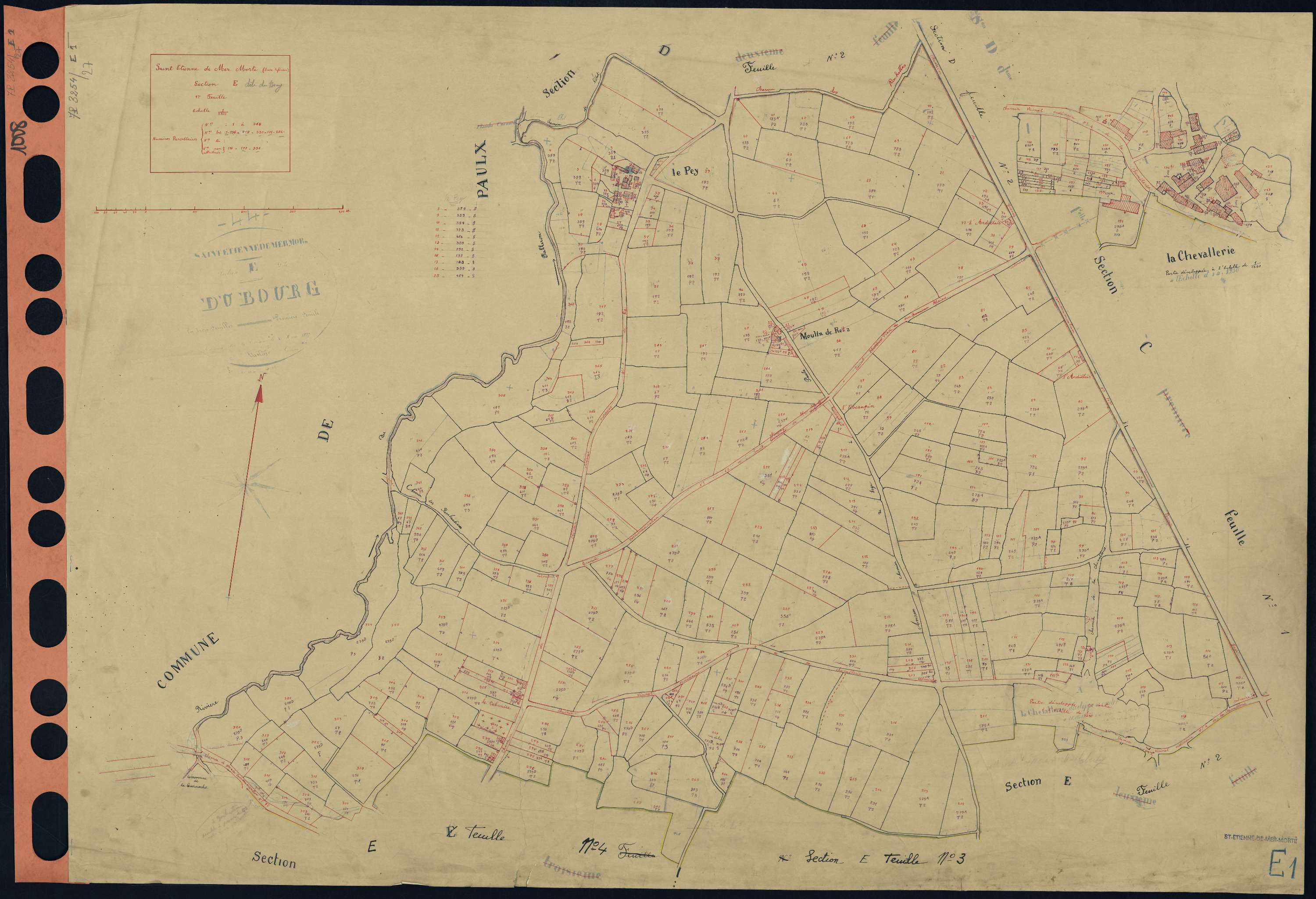 Saint-Étienne-de-Mer-Morte - Section E1 Bourg (section du) . 1-368