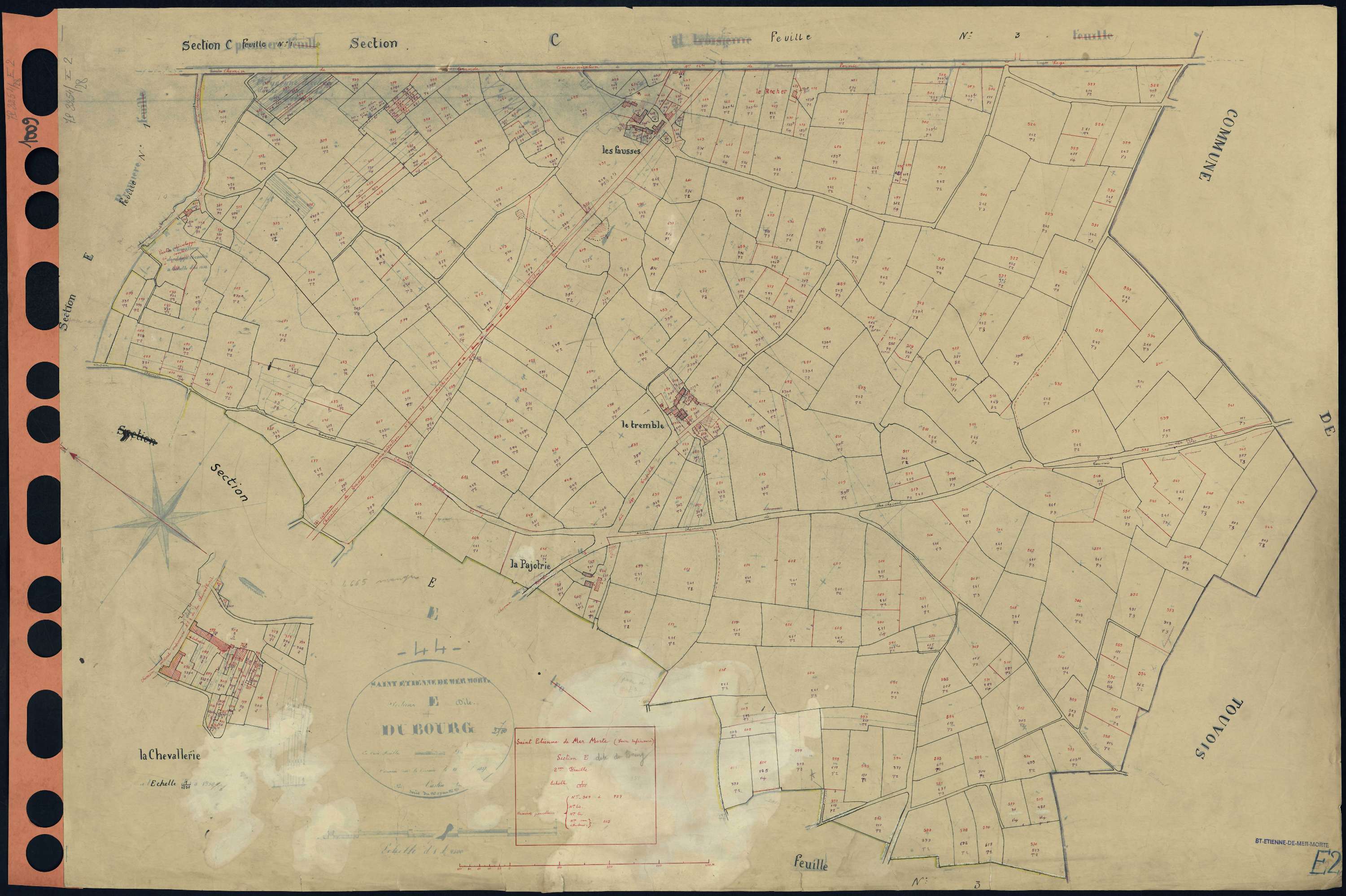 Saint-Étienne-de-Mer-Morte - Section E2 Bourg (section du) . 369-727
