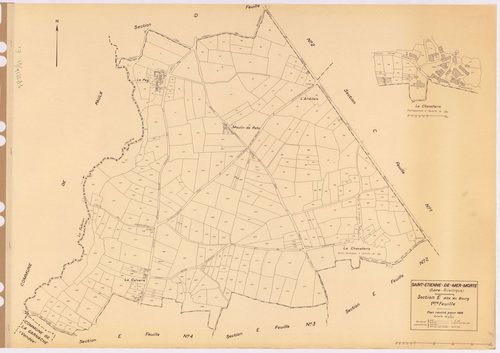 Saint-Étienne-de-Mer-Morte - Section E1 Bourg (section du) ; 1-368